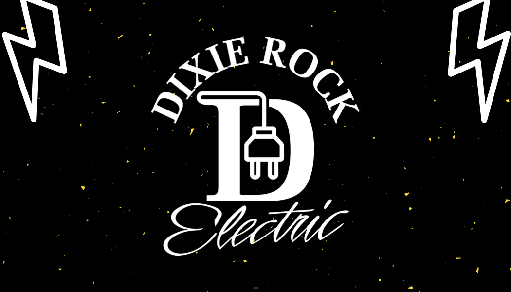 Front of Andrew Patton's Dixie Rock Electric business card